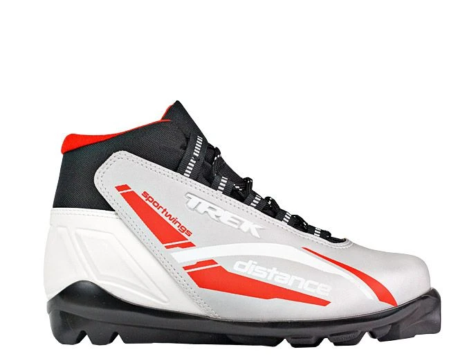 Trek Distance2 Black Ski Boots with Red Logo (NNN Compatible)