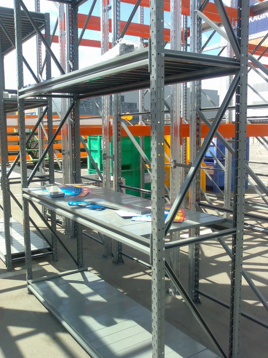 Load-Bearing Beam S80 (L150) for Shelving (Up to 4000mm) - Pack of 2500, Light Grey 7035 Finish