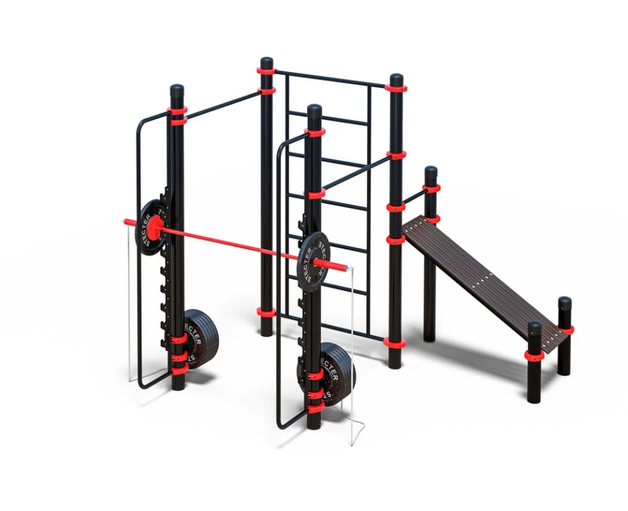 Outdoor Workout Complex WORKOUT-FIT with Squat Bar