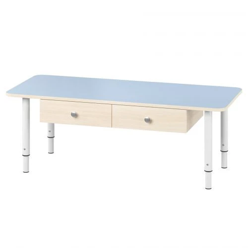 Kids Desk with Two Drawers, Adjustable Height