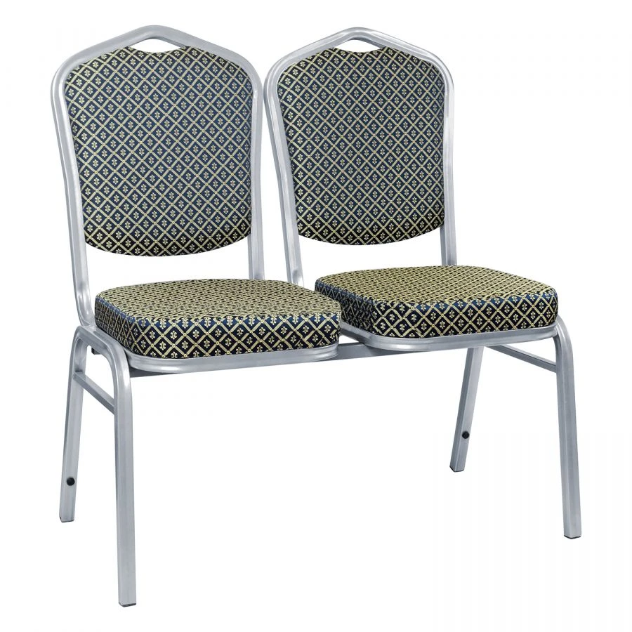 Multi-Seat Chair Section with Metal Frame