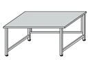 Metal Laboratory Table with Metal Frame SL-1(m)