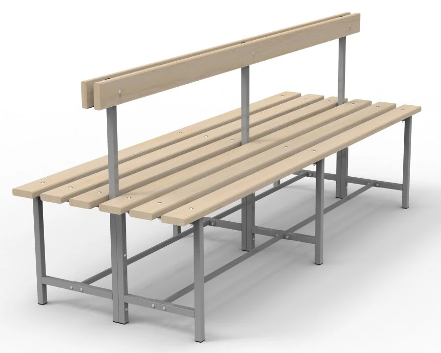 Two-Sided Bench ST-6/2 for Changing Rooms