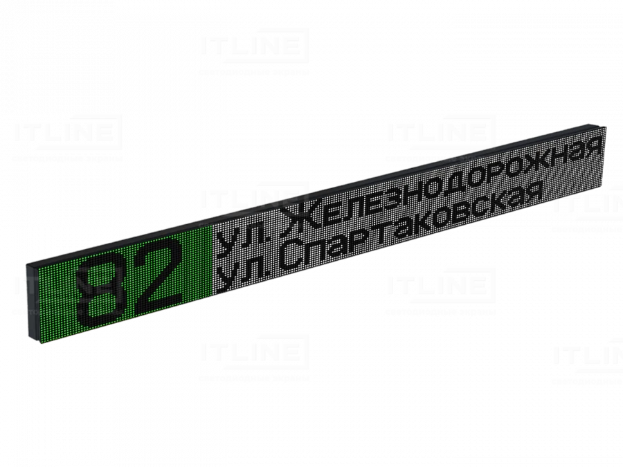 Electronic Route Indicator for Public Transport ITLINE "TT8X6