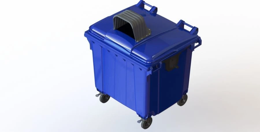 移动垃圾容器 1100L