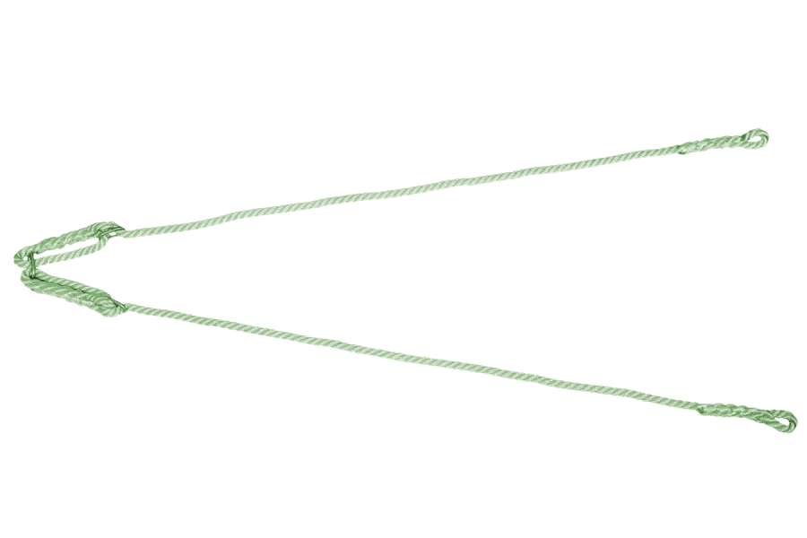 Dual Adjustable Safety Lanyard for Fall Protection Nylon Rope RPE2404