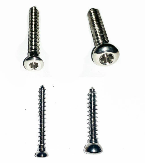 Cortical Screw for Bone Fixation and Osteosynthesis
