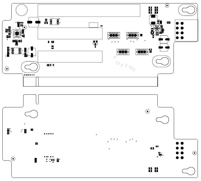 PCIe x24 Expansion Module for System Bus Connection YADR.469555.069