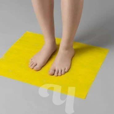 Yellow Spunbond Mat 40x50 cm, 100 pcs/pack, Art. 03-435