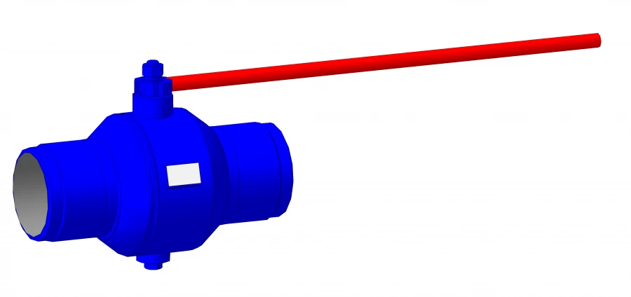 DN150 PN4 Ball Valve for Aggressive and Non-Aggressive Substances
