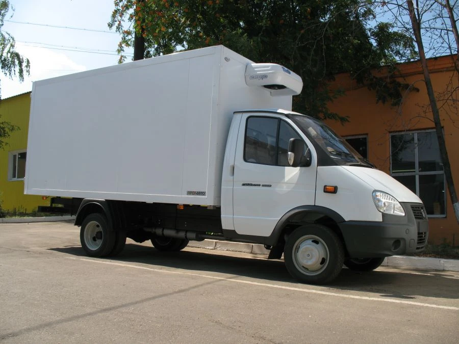 Isothermal Refrigerated Cargo Truck Model 3008AC on GAZ 3302 Base