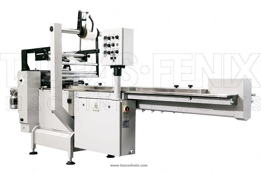 Horizontal Packaging Machine for Food Products with Integrated Container Production LINEPAK