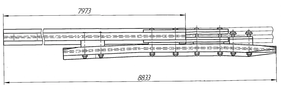 Cross Rail with Counter Rail for Switches Project N02.001.7000.00