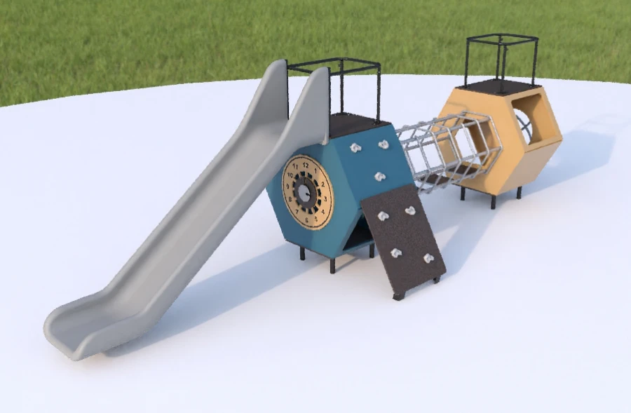 Children's Play Complex for Thematic Games and Physical Development 115.80.00