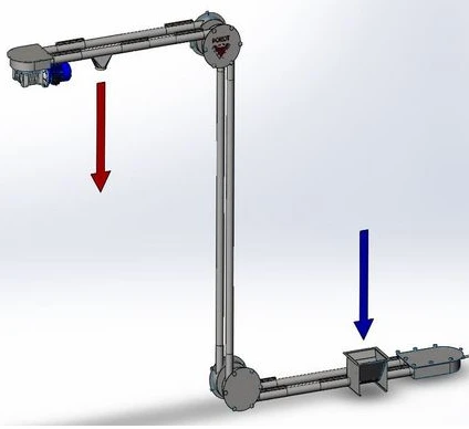 Scraper Conveyor KST-S.08.089.1.H.11500.3 (Z-shaped)