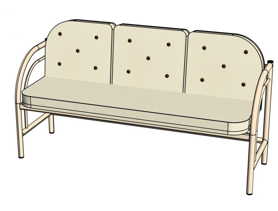 Leon Sofa, 3-Seater, Model NUM13