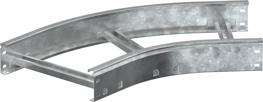 45-Degree Ladder Turn CPG04-4-45-080-500-HDZ for Cable Management