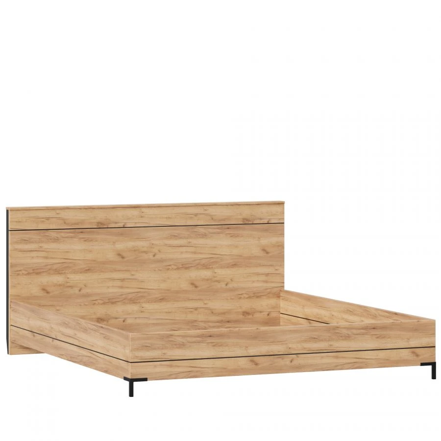 Golden Oak/Black Nord LD.677150.000 Bed 1800