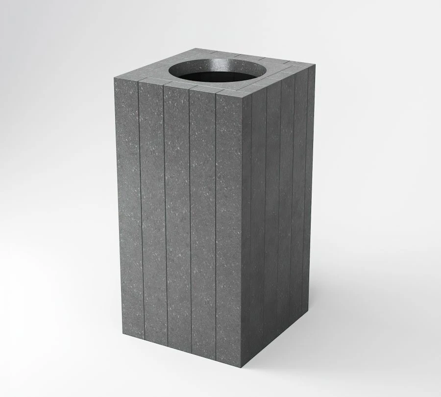 Textured Eco Urn with Lid