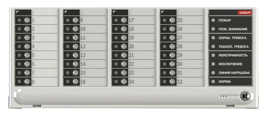Control Unit for Integrated Security System BУ32-И