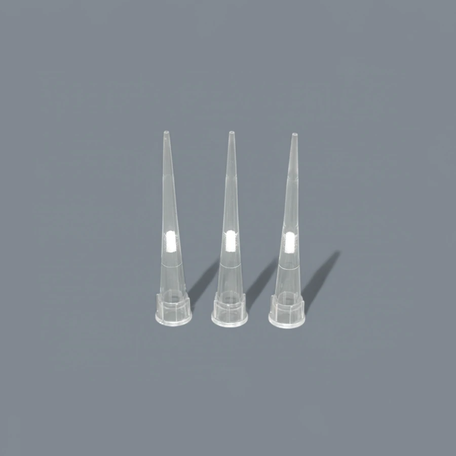 Non-Sterile Polymer Pipette Tips with Filter, 10 µL (Pack of 1000)