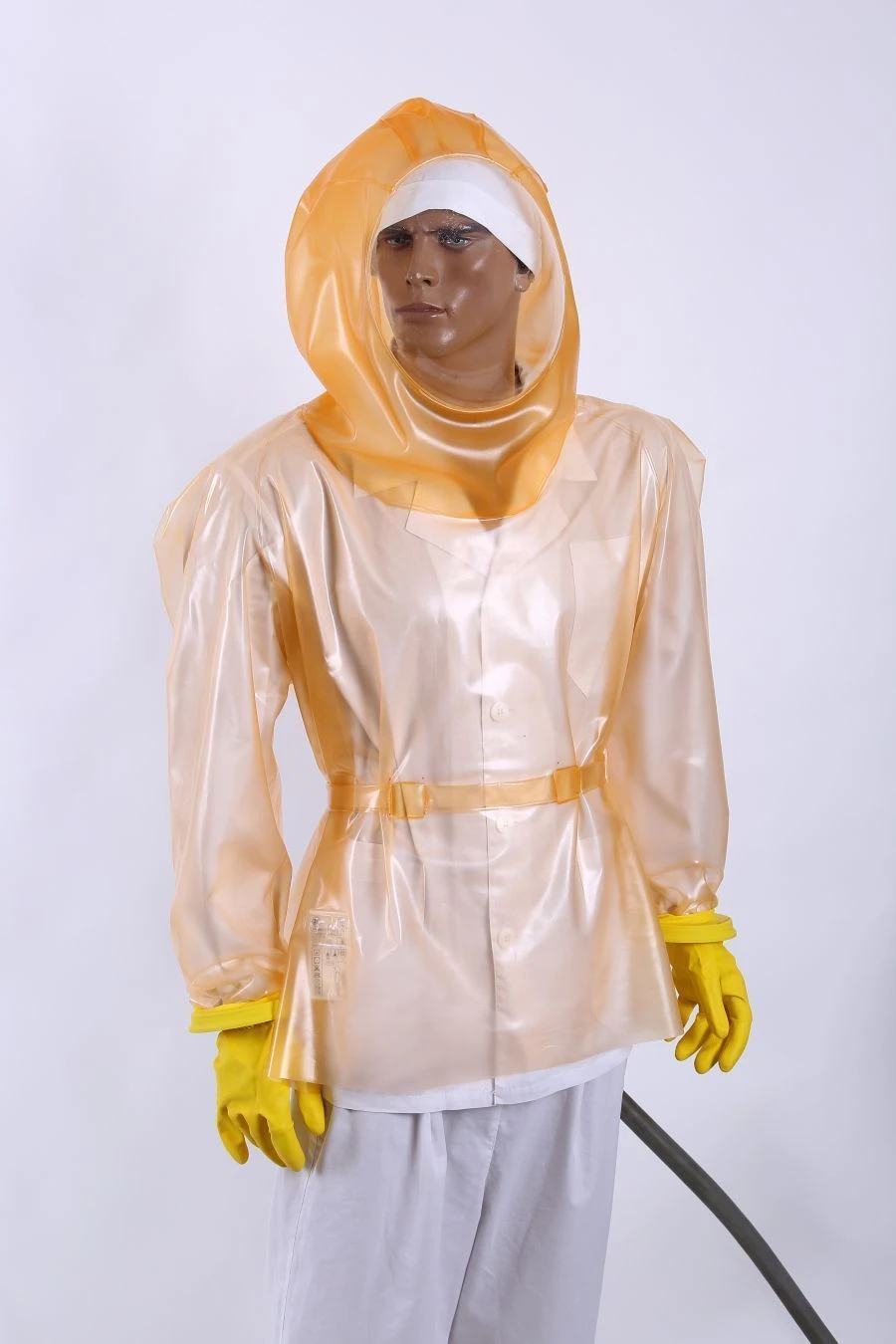 Combined Hose Protective Gear for Radioactive Substances: Pneumatic Jacket PK-1b Without Sleeves for Oxygen Supply