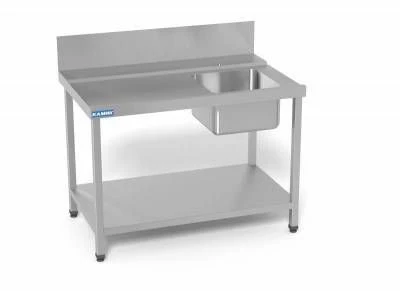 Stainless Steel Dishwashing Machine Entry/Exit Table