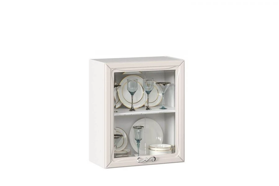 Bianca LD.271350.000 Facade Door with Glass 600 (Textured White Oak)