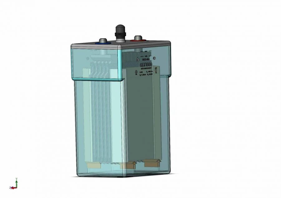 Lead Acid Stationary Battery 6BП600 (6GroE600)