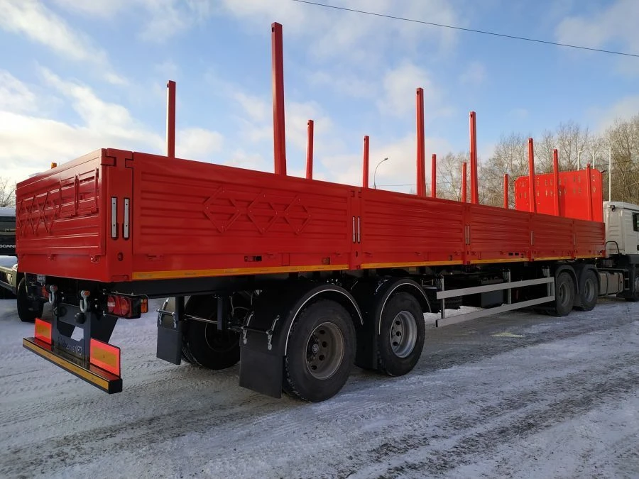 Versatile Trailer for Long Cargo Transport 843441