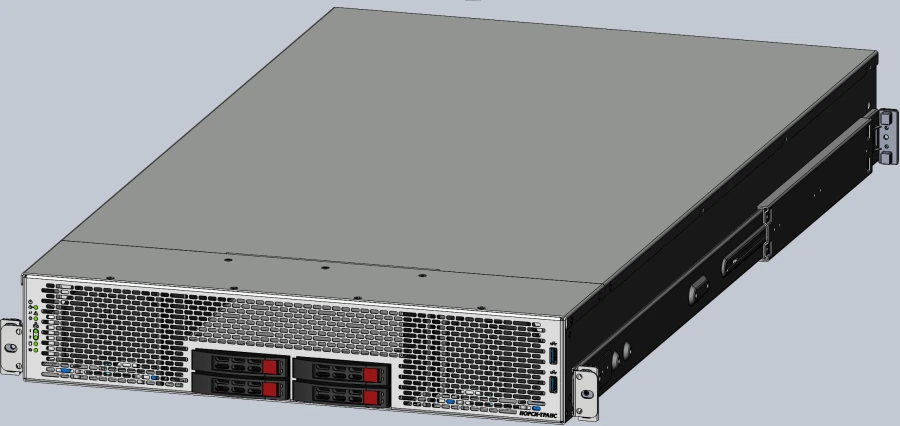Universal 2U Multi-Module Server Chassis "Paladin-GPU", NIKA.466533.442