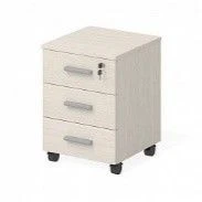 Mobile Cabinet 43x50x64 Cappuccino + White - TDI Kids Collection