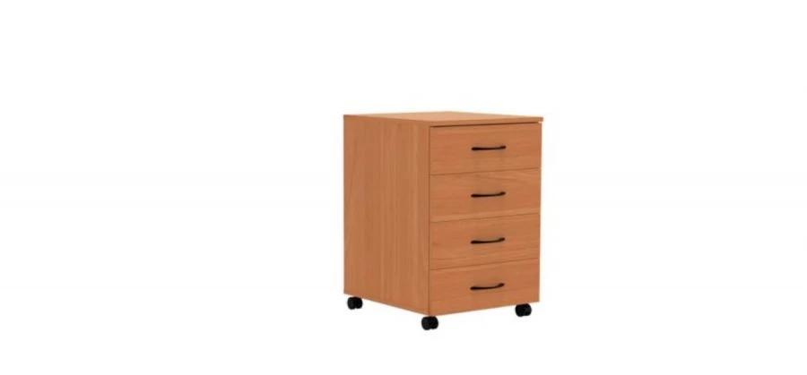 Office Storage Cabinet with 4 Drawers on Wheels - Vita-PK1