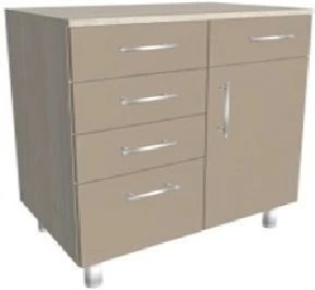 Storage Cabinet with Drawers and Door KSTTm 2-07