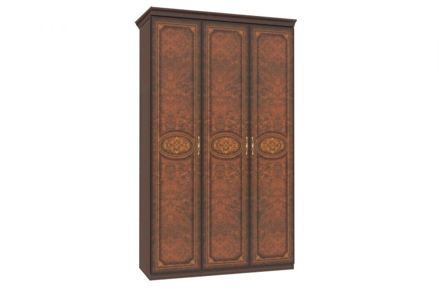 Classic LD.637230.000 Three-Door Wardrobe (Walnut)