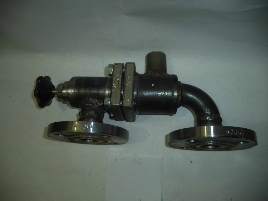 Three-Way Valve for Fluid Control KТ-32 PN25 DN32