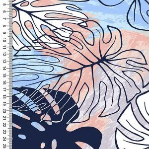 Полотно трикотажное х/б (хлопок-100%) набивное, кулирное