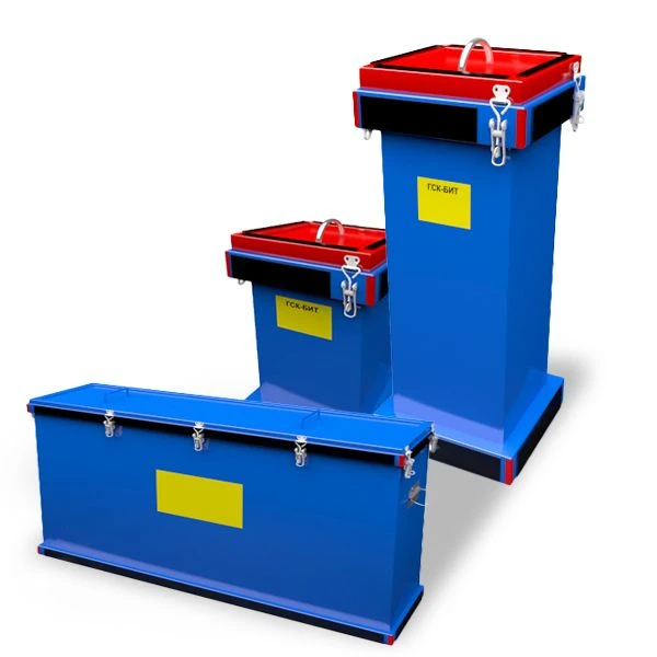 Airtight Specialized Container for Collecting and Transporting Mercury Thermometers and Fluorescent Lamps