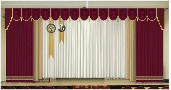 London Model Stage Curtain Set - Poplin Fabric