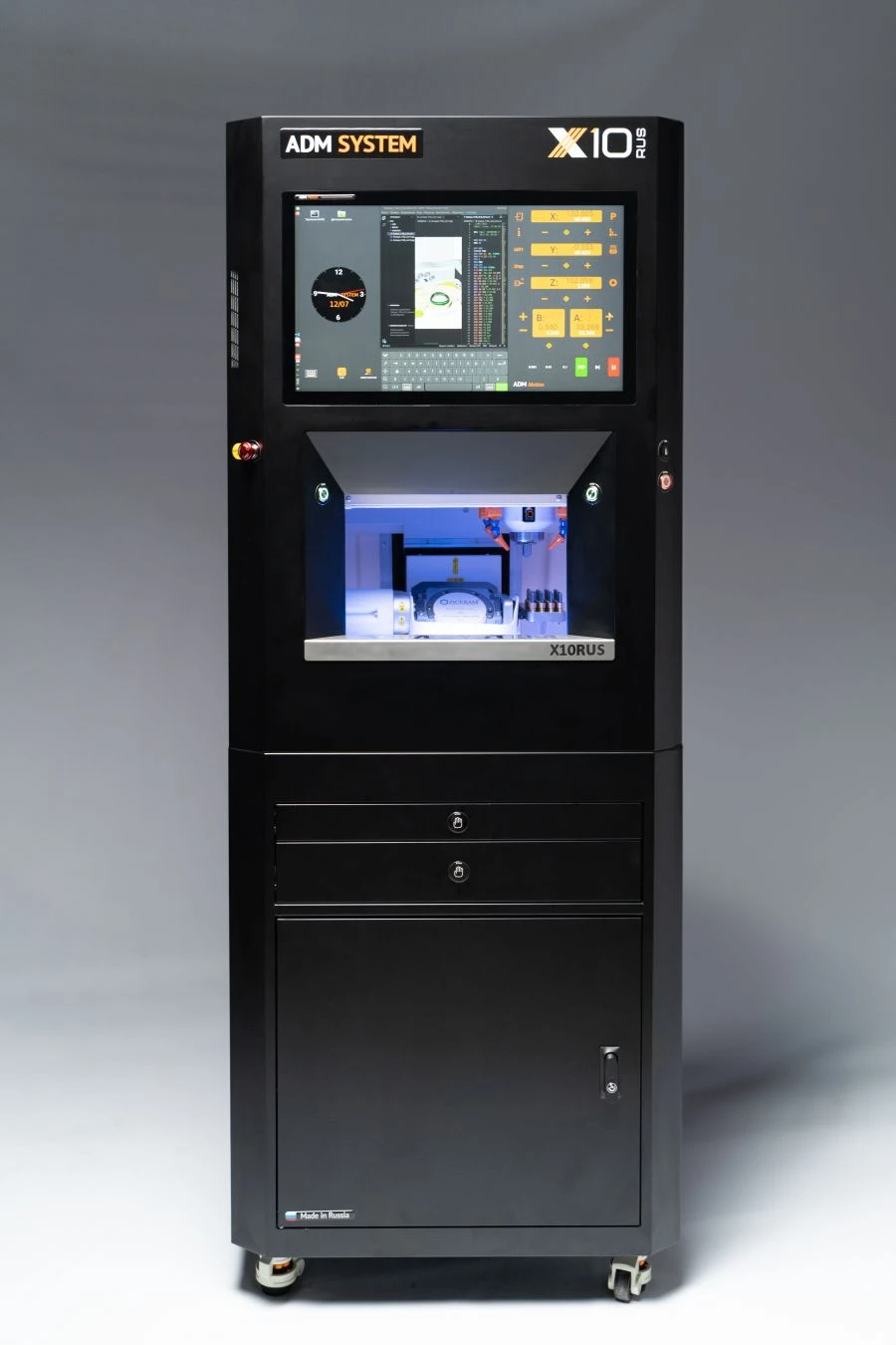 CNC Milling Machine with Software ADM SYSTEM X10