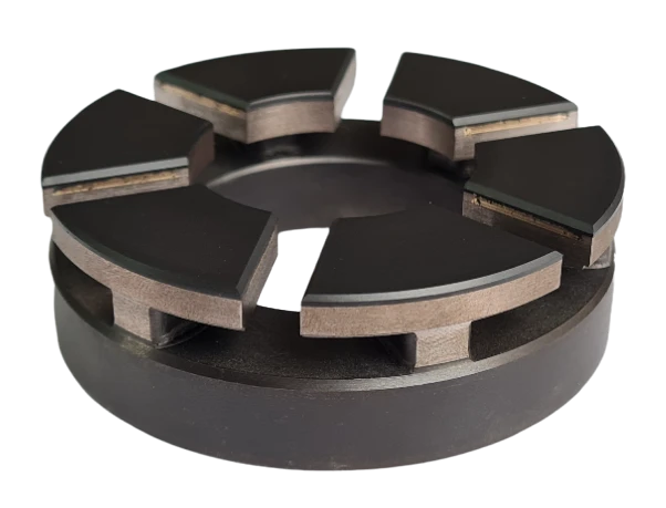 PEEK Coated Rigid Segmented Thrust Pads for Submersible Pumps