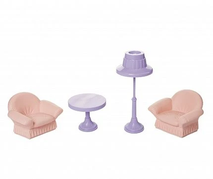 Mini Living Room "Little Princess" - Light Pink