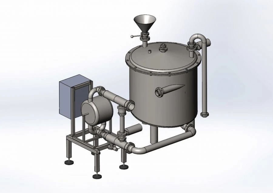Curd Mass Transfer System for Dairy Industry - Modular Design