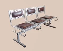 Metal Bench for 3 People with Arches Art. SK. 06