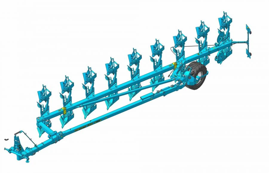 Reverse Plow PPO-9 (8+1) for Soil Tillage