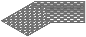 Horizontal Cable Tray Angle Base 45 Degrees DKZ 000 U45