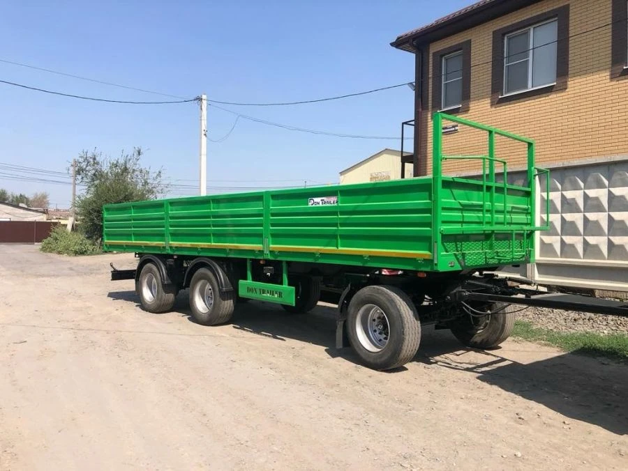 12-Ton Flatbed Trailer with Drop Sides, Model 864930-03