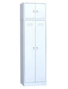 Two-Door Clothing Cabinet with Shelf Praktik SHG-09A