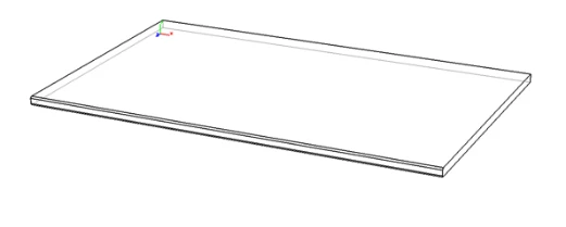 Monolithic HPL Plastic Countertop