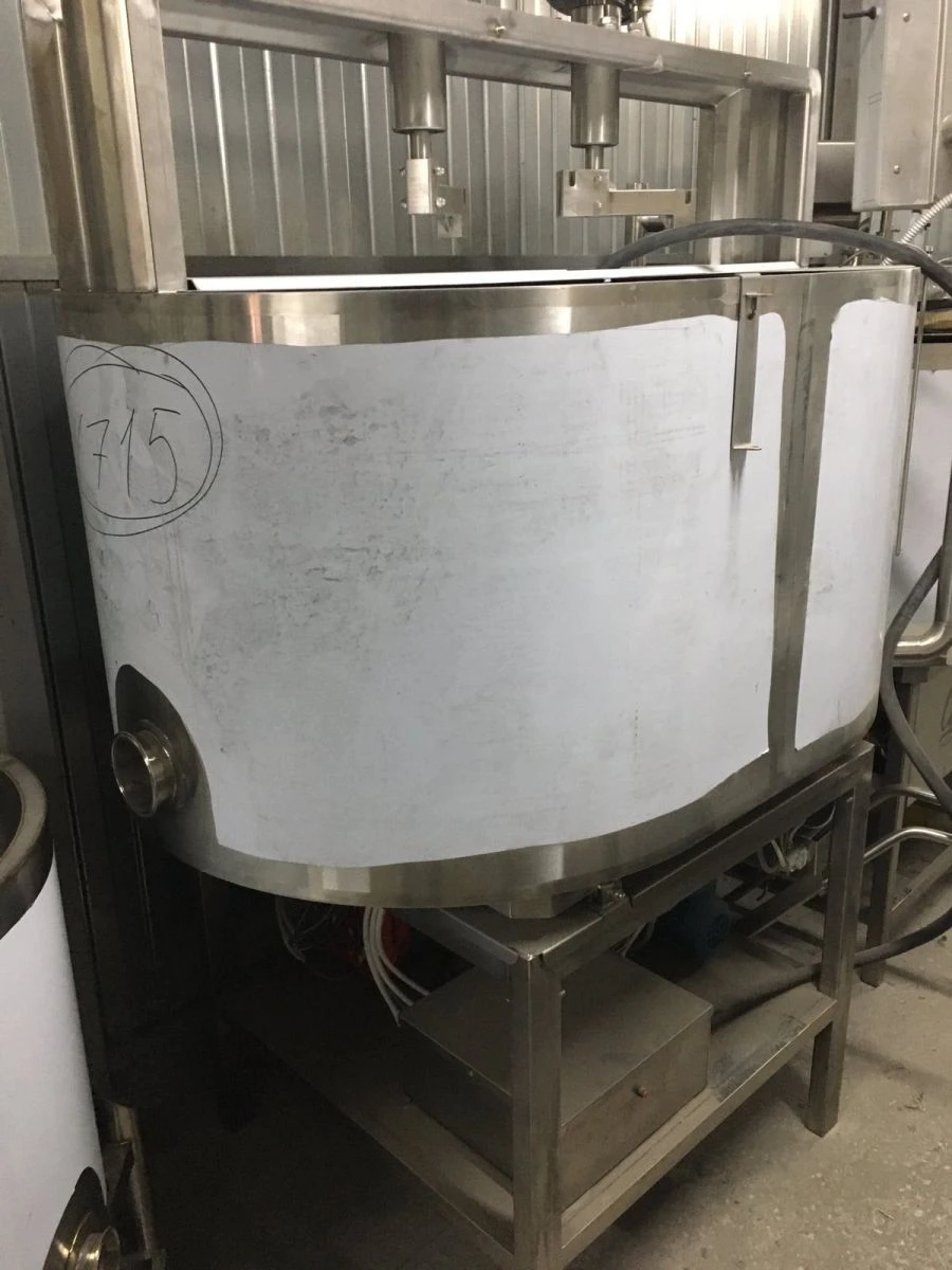 Cheese Maker 300 Liters with Electric Heating and Panel Jacket
